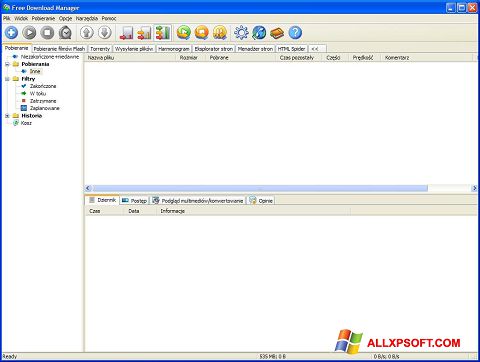 Ảnh chụp màn hình Free Download Manager cho Windows XP