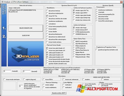 Ảnh chụp màn hình 3D-Analyze cho Windows XP