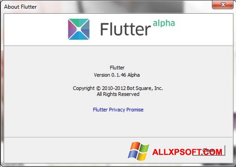 Ảnh chụp màn hình Flutter cho Windows XP