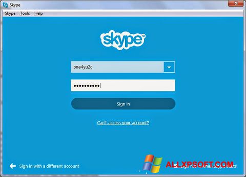 Ảnh chụp màn hình Skype Setup Full cho Windows XP