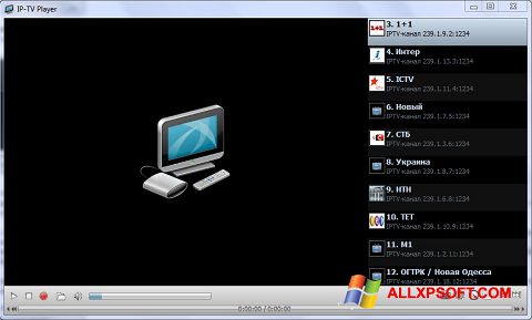 Ảnh chụp màn hình IP-TV Player cho Windows XP