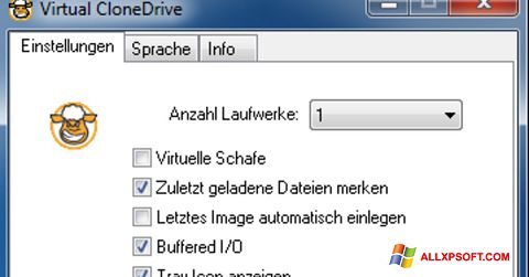 Ảnh chụp màn hình Virtual CloneDrive cho Windows XP