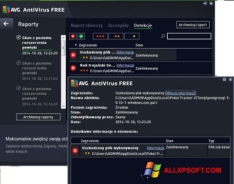 Ảnh chụp màn hình AVG AntiVirus Free cho Windows XP