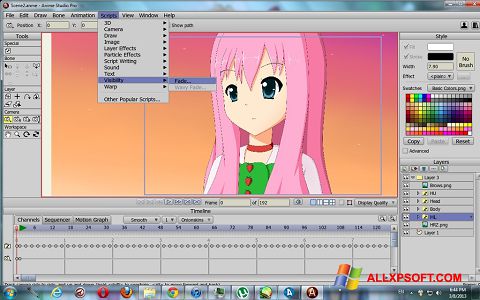 Ảnh chụp màn hình Anime Studio cho Windows XP