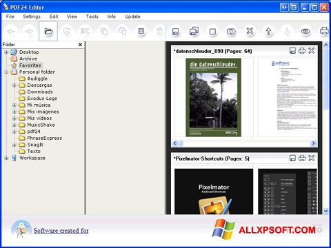 Ảnh chụp màn hình PDF24 Creator cho Windows XP