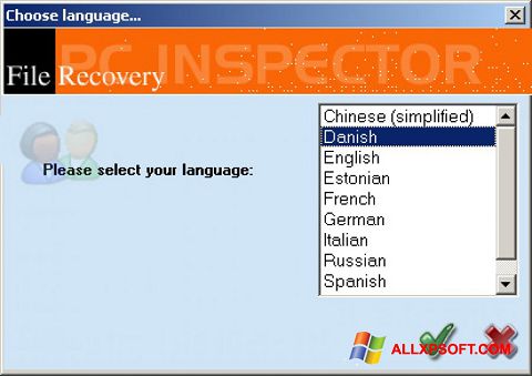 Ảnh chụp màn hình PC Inspector File Recovery cho Windows XP