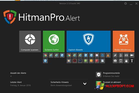 Ảnh chụp màn hình HitmanPro cho Windows XP