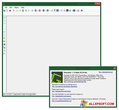 Ảnh chụp màn hình Greenshot cho Windows XP