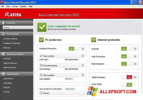 avira free antivirus для windows xp 32 bit