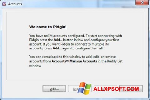 Ảnh chụp màn hình Pidgin cho Windows XP