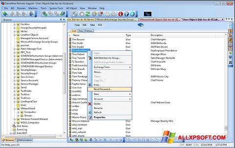 Ảnh chụp màn hình Remote Administration Tool cho Windows XP