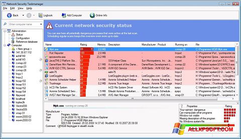 Ảnh chụp màn hình Security Task Manager cho Windows XP