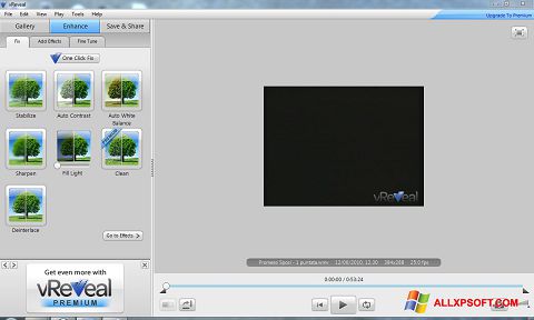 Ảnh chụp màn hình vReveal cho Windows XP