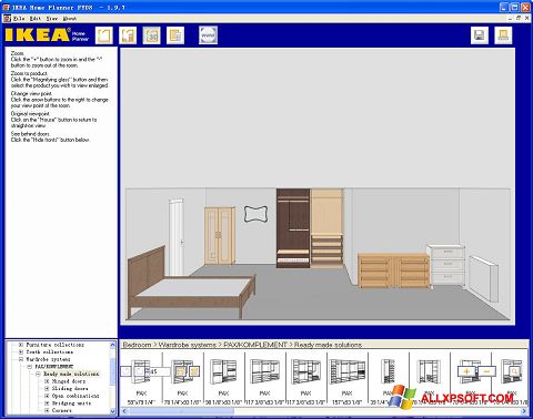 Ảnh chụp màn hình IKEA Home Planner cho Windows XP