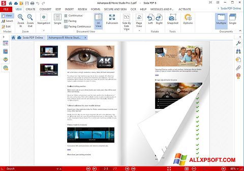 Ảnh chụp màn hình Soda PDF cho Windows XP