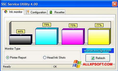 Ảnh chụp màn hình SSC Service Utility cho Windows XP