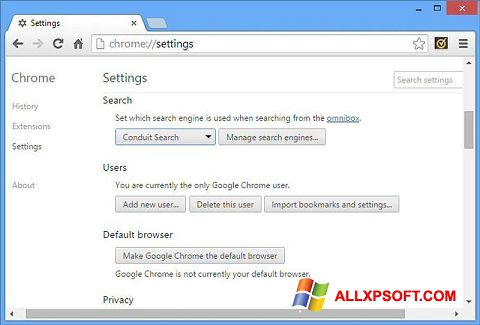 Ảnh chụp màn hình Chrome Cleanup Tool cho Windows XP