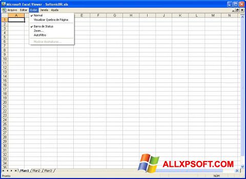 Ảnh chụp màn hình Excel Viewer cho Windows XP