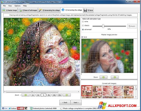 Ảnh chụp màn hình Photo Collage cho Windows XP
