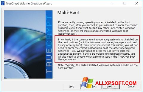 Ảnh chụp màn hình MultiBoot cho Windows XP